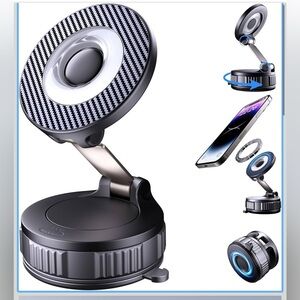 Black Magnetic Phone Holder